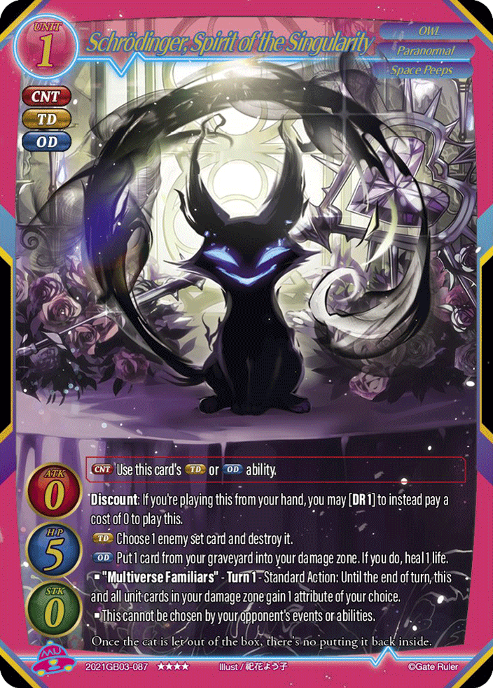 Schrödinger, Spirit of the Singularity | GateRealize